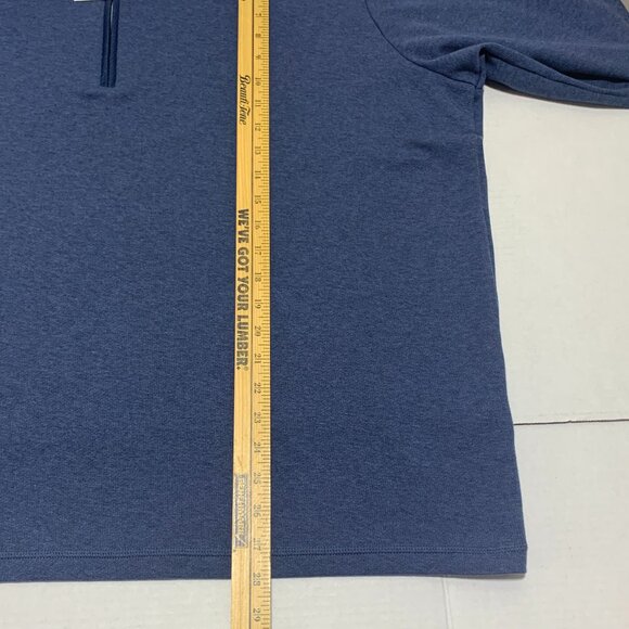 Adidas Mens Blue 1/4 Zip Sweatshirt Size 2XL NWT Golf Sports - Picture 8 of 11
